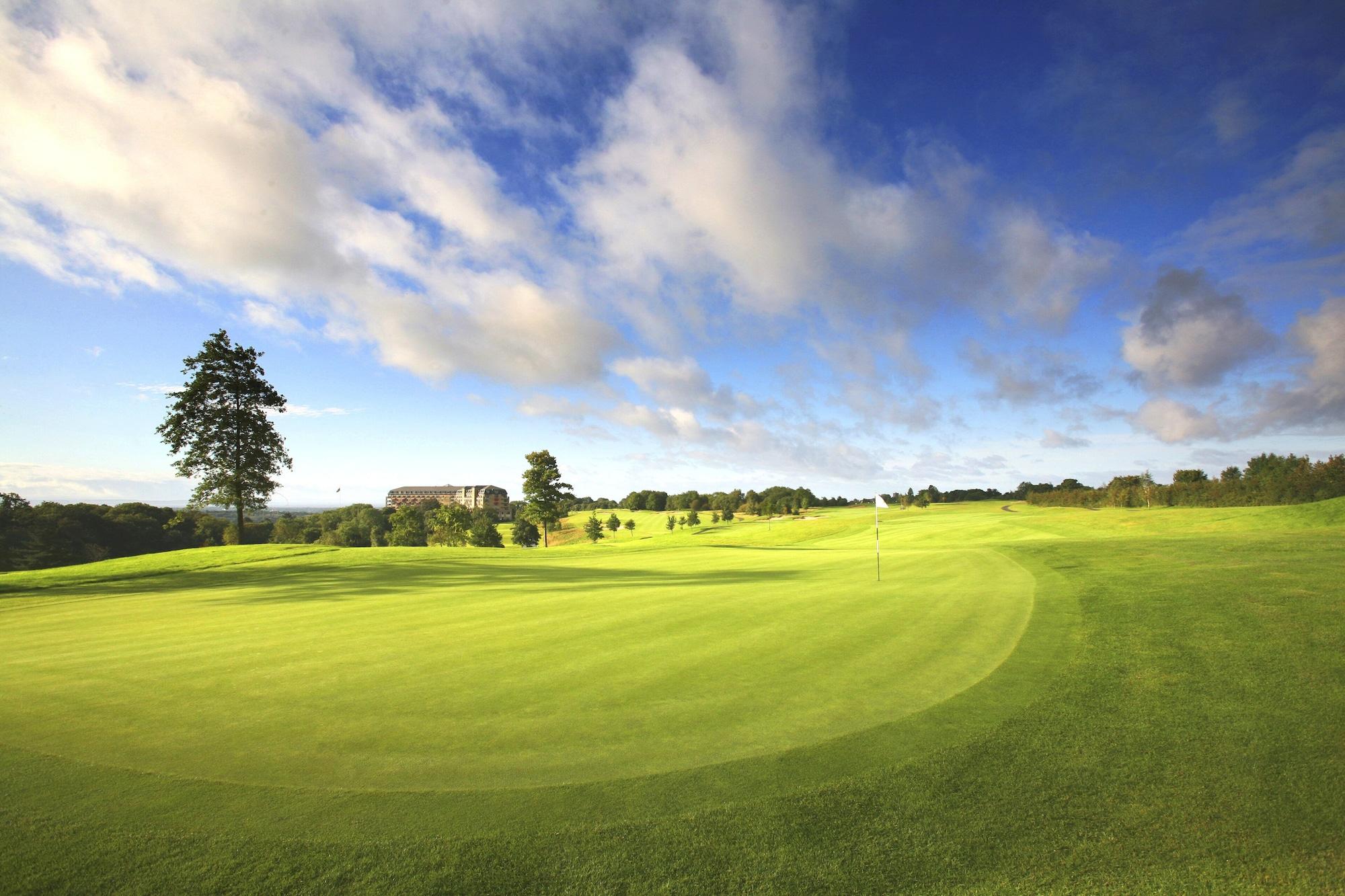 The Celtic Manor Resort Ньюпорт Экстерьер фото The 18th fairway